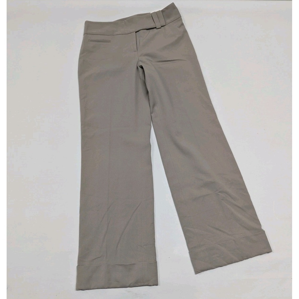 Quiet Luxury Minimalist Taupe Wide Leg Trouser Pants NWT Loft Size 8 Office